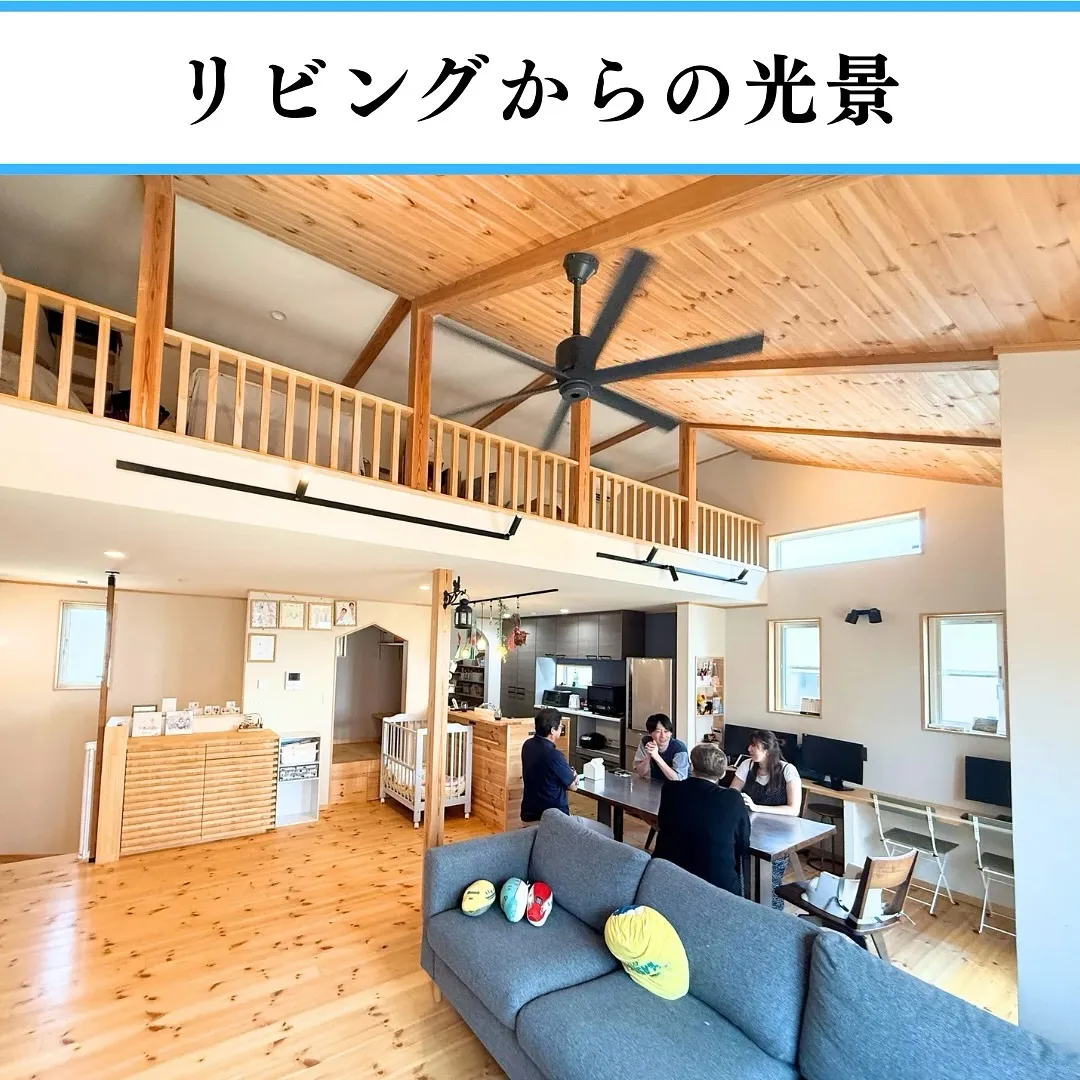 【施工事例③ロフト】4枚目にロフトから見た映像も映っています...